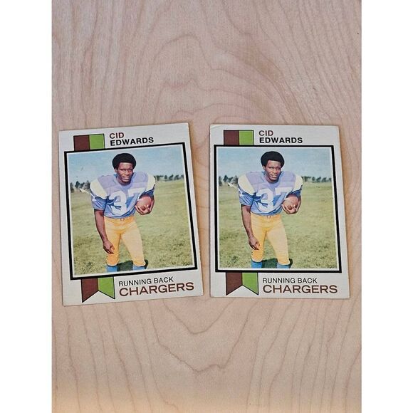 1973 Topps #13 Cid Edwards San Diego Chargers Football Card - Picture 1 of 5